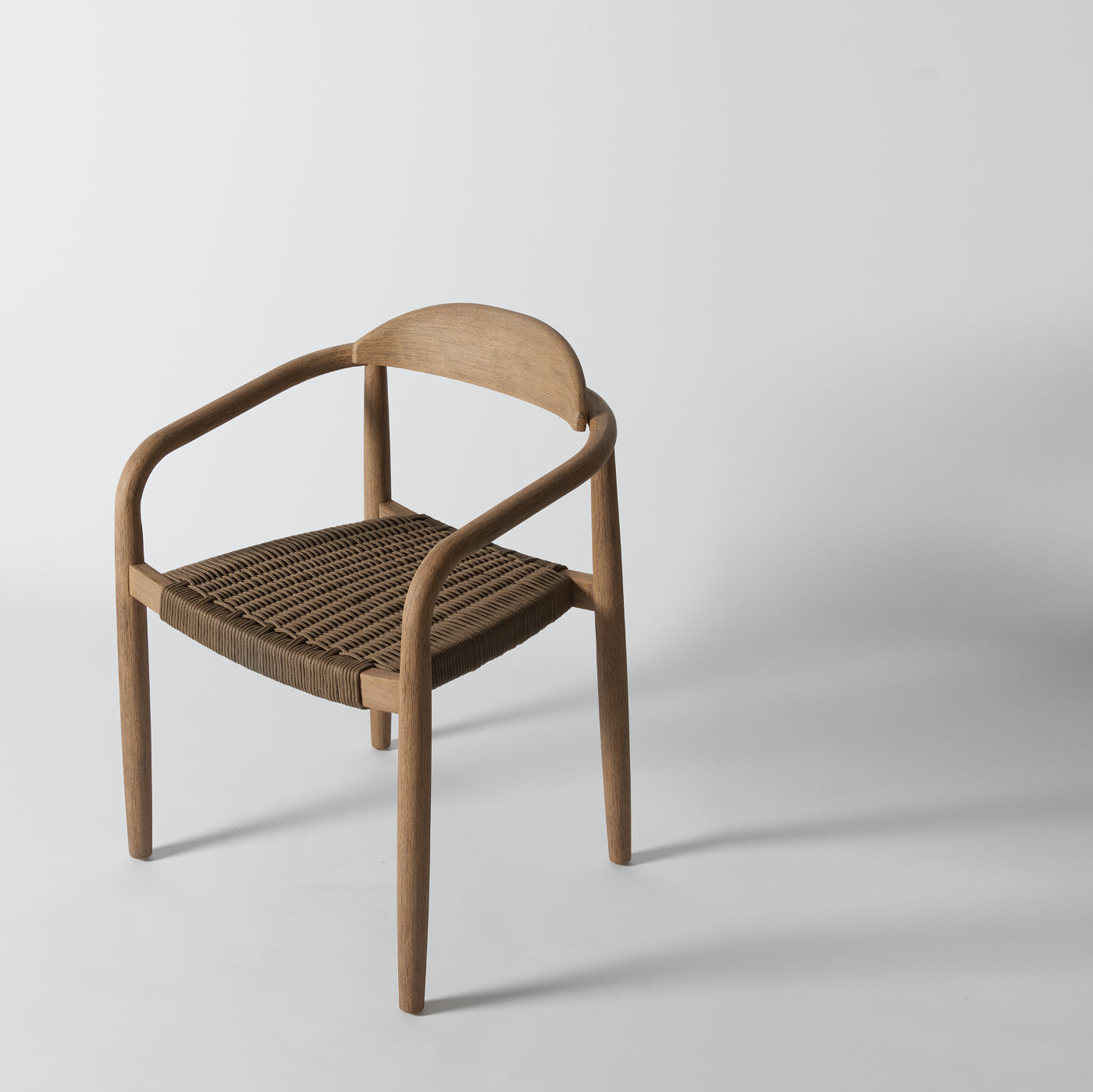 woven rope dining chair