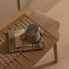 arven solid light oak woven dining bench