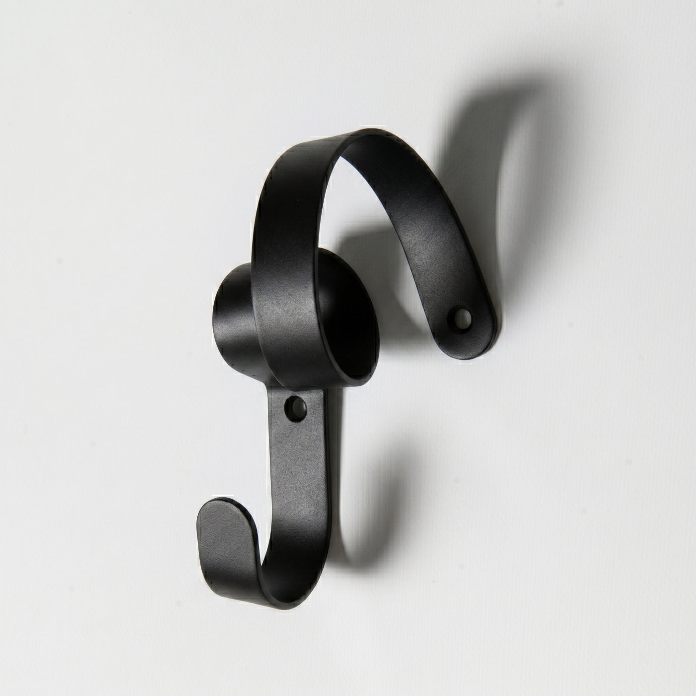 Black metal door hook