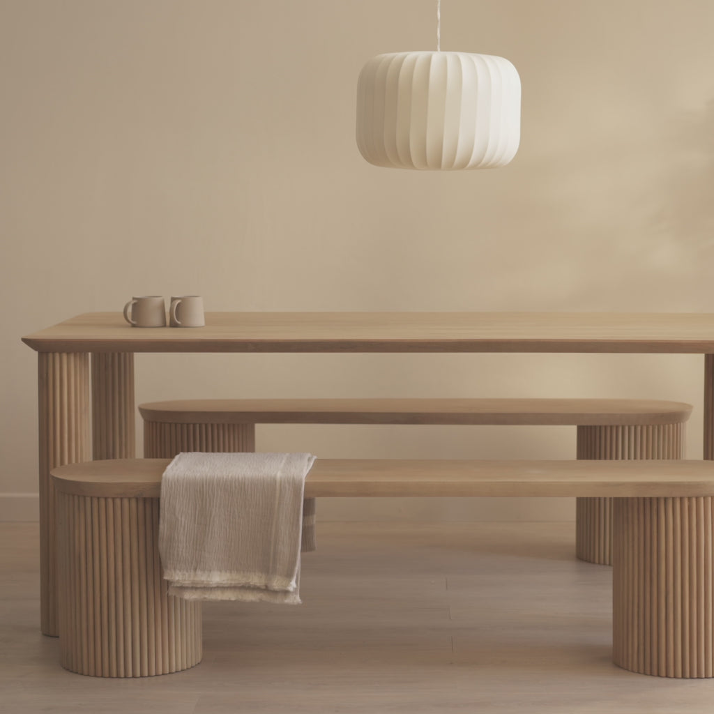 Dining Bench, Natural