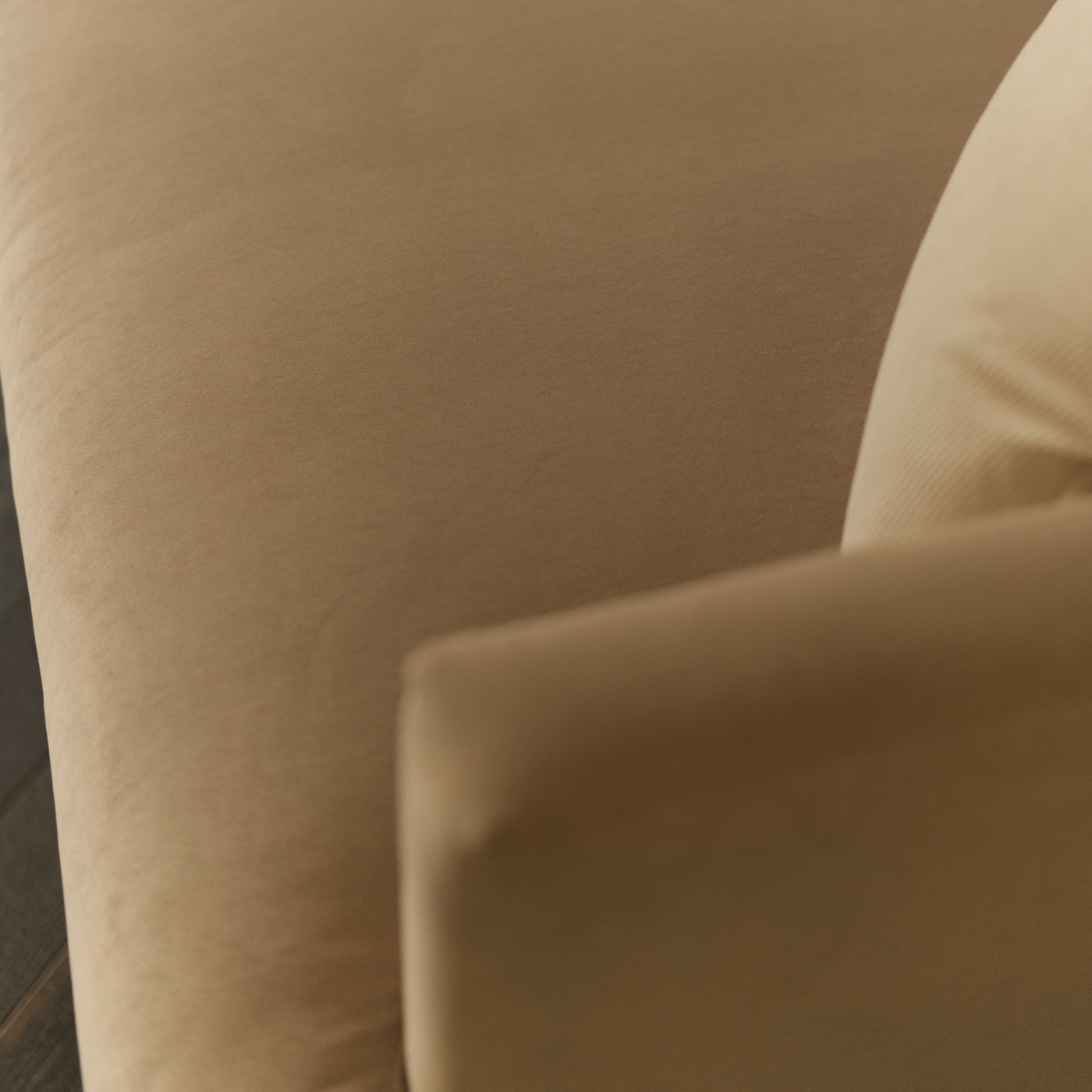 Small sofa with wooden legs