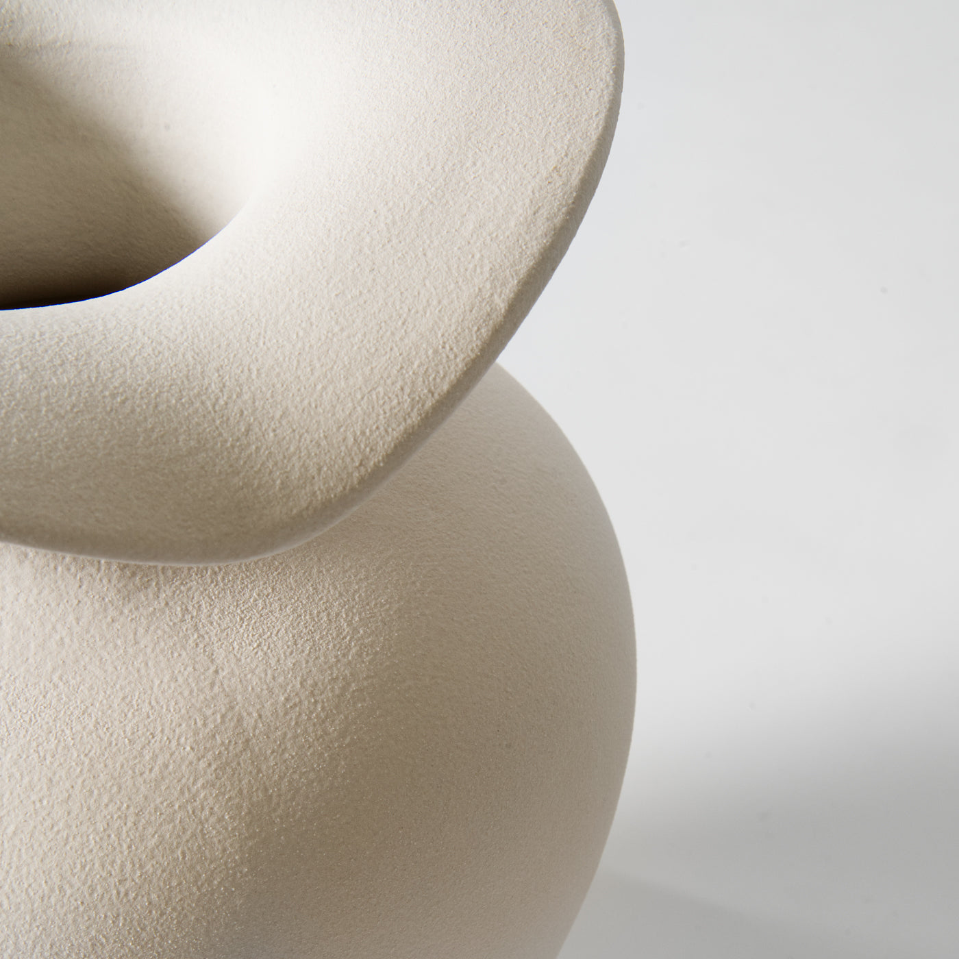 Sculptural ceramic vase