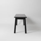 black kitchen table bench