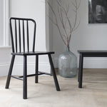 Lena Dining Chairs, Black – set of 2