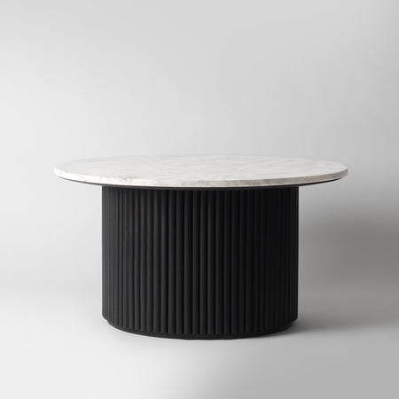 Black and white coffee table
