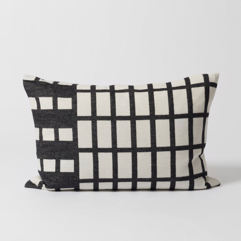 Black and white cushion