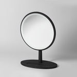 black metal dressing table mirror Penington Black Dressing Table Mirror, Wood