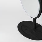Black dressing table mirror