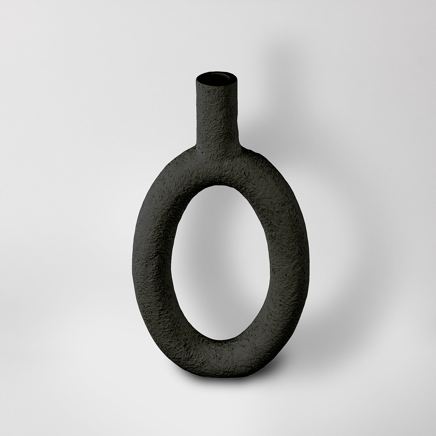 Black Hooped Candle Holder