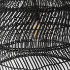 Rattan oversized pendant