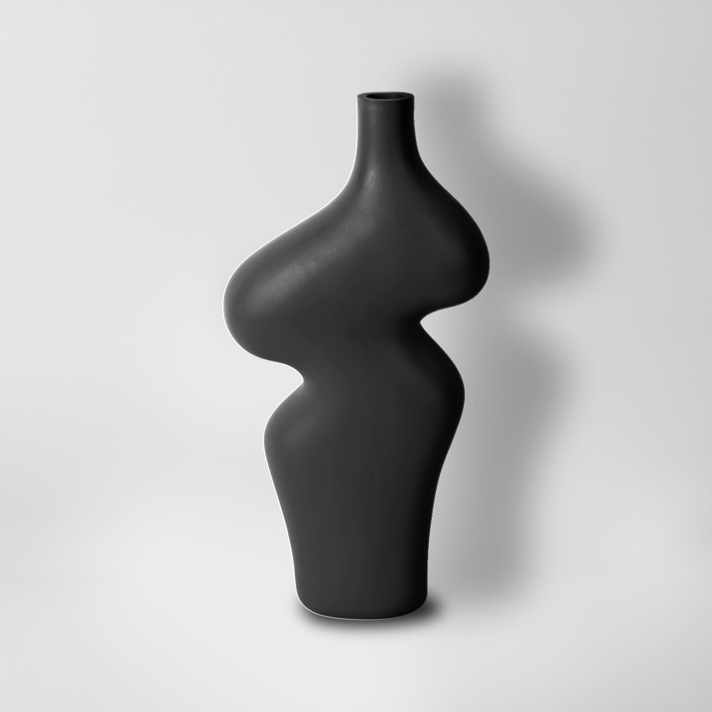 Jorne Black Wonky Vase
