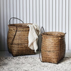 basket with handles