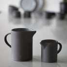 Dark Grey Stoneware Milk Jug