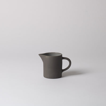 Dark Grey Stoneware Milk Jug