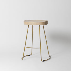 Gold bar stool