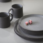 Aska Stoneware Side Plate Charcoal Grey