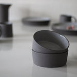 Aska Stoneware Bowl Charcoal Grey