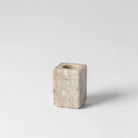 Grey marble candle stick holder