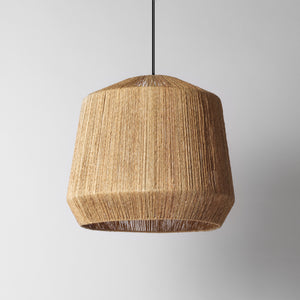 large jute lampshade