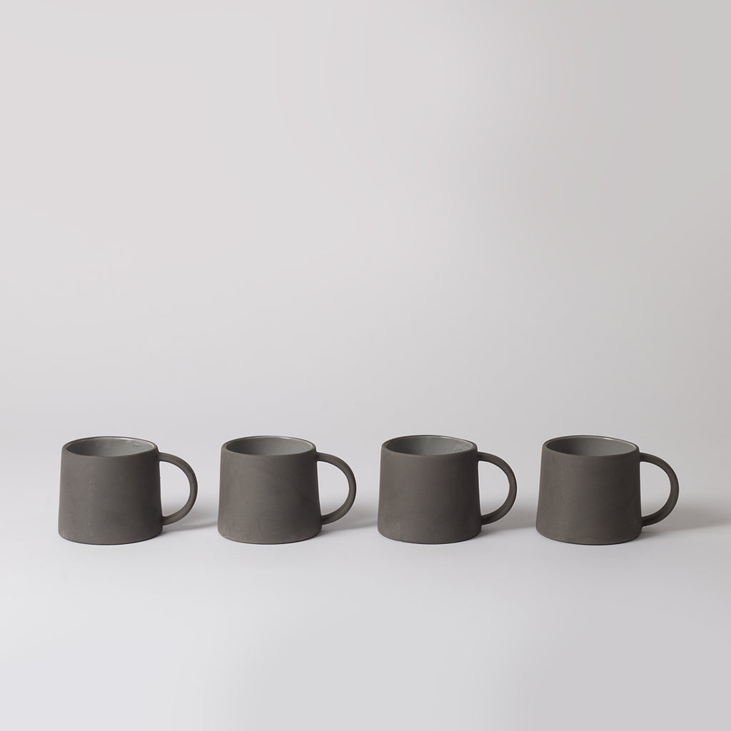 Minimalist Coffee Mugs, Dark Grey