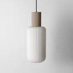 Tuva Glass Pendant Light, Slim