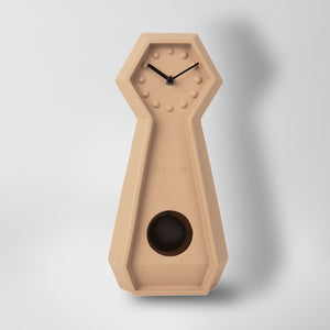 Trusk Pastel Nude Table Clock, Pendulum