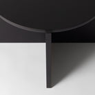 Round Black Coffee Table