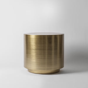 Brass side table