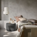 Skalep Charcoal Grey Side Table