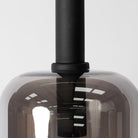 smoke glass pendant light