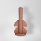 Terracotta Orange Candle Holder