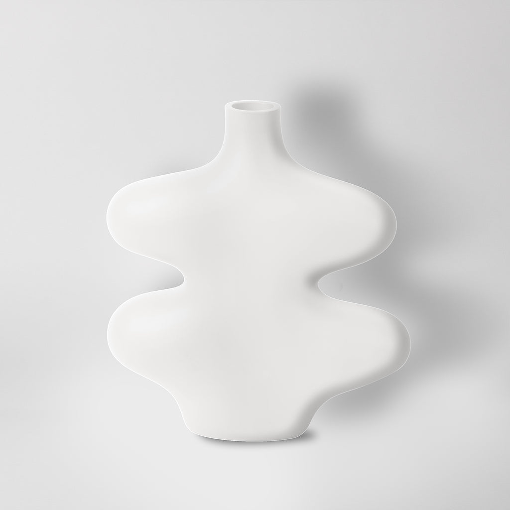 Jorne White Minimalist Vase